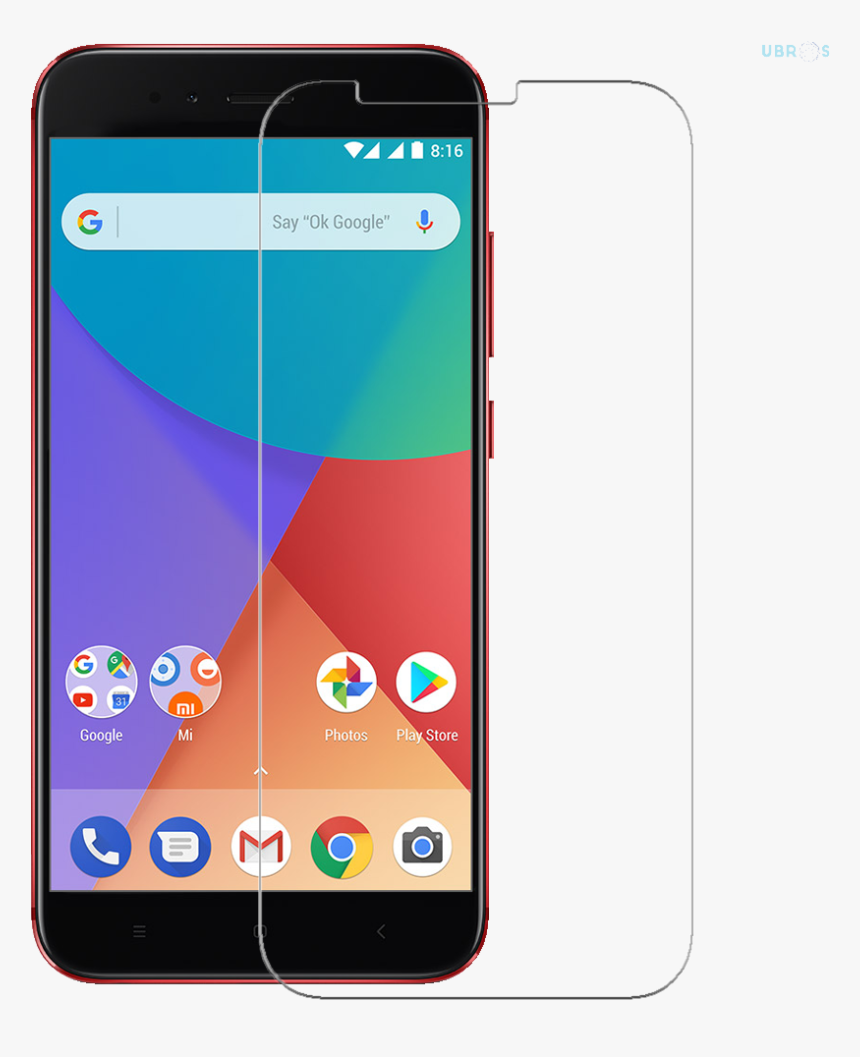 Transparent Tempered Glass Png - Mi A1 Price In India, Png Download