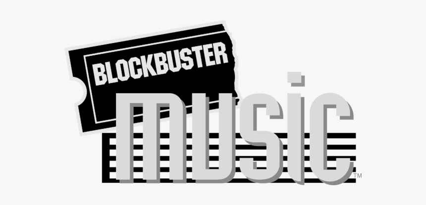 Blockbuster Music Stores Logo Png, Transparent Png