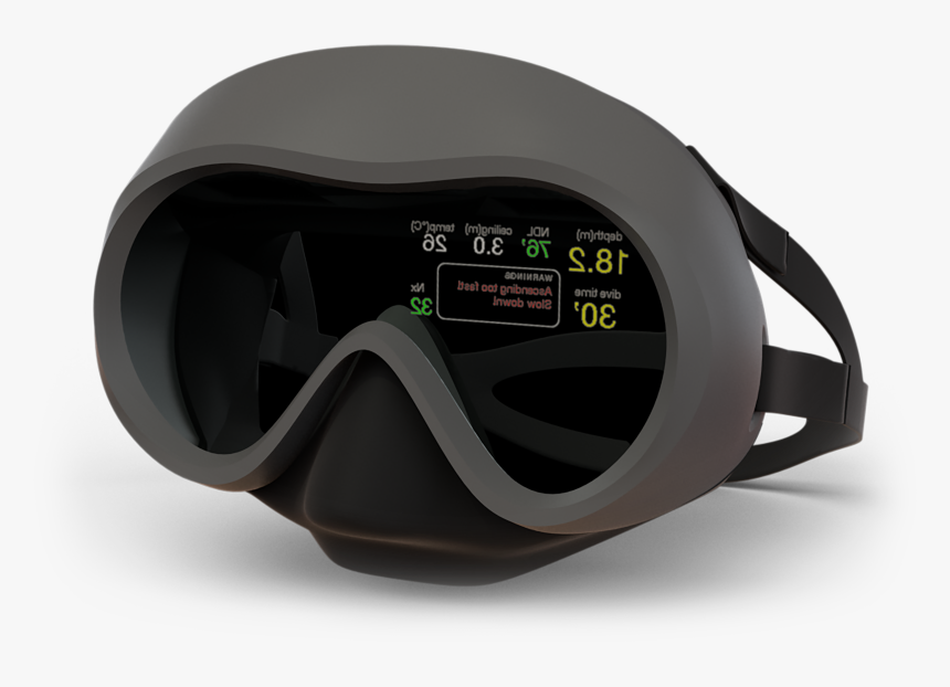 Goggles Transparent Diving - Personal Computer Hardware, HD Png Download