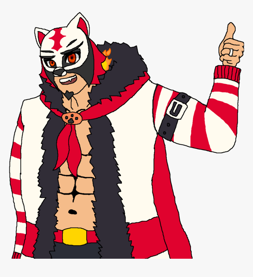 My Newest Boyo Flaming Tigre The Shsl Luchador I Love - Cartoon, HD Png Download