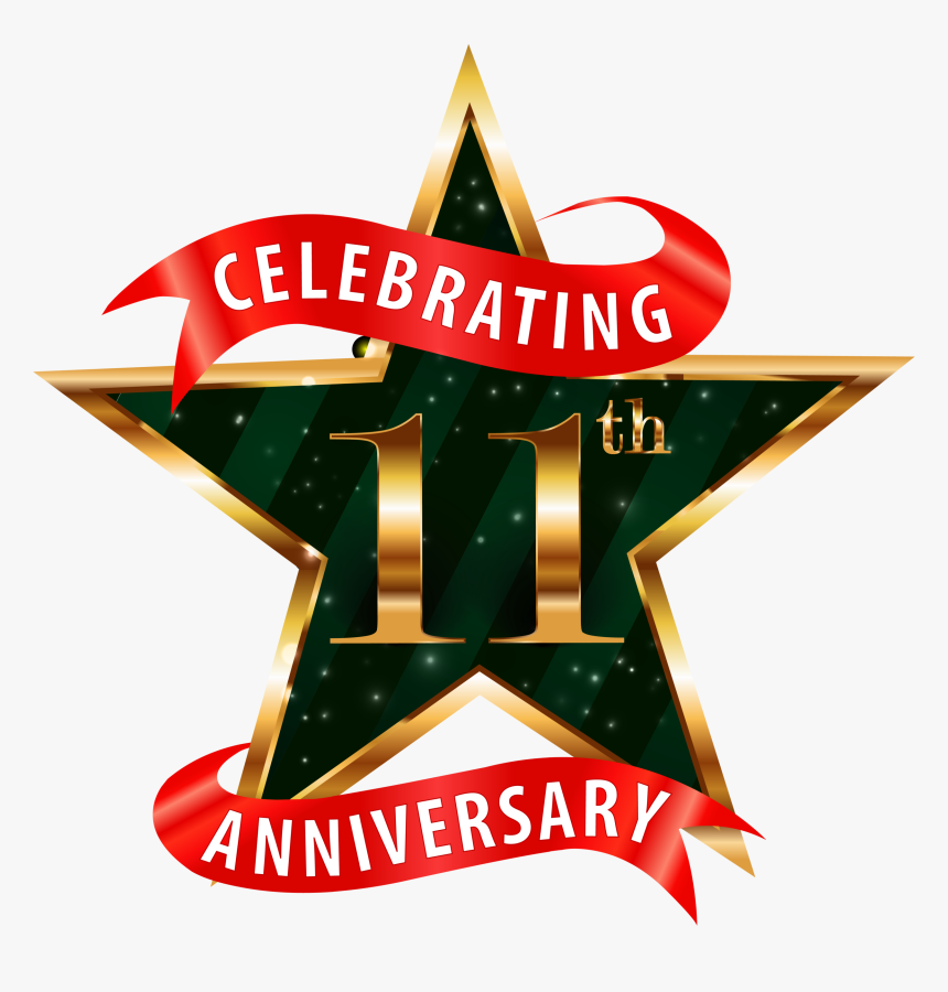 11th Anniversary Logo, HD Png Download