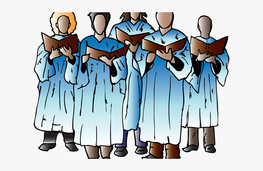 Cross Choir Clipart Black And White Svg Royalty Free, HD Png Download