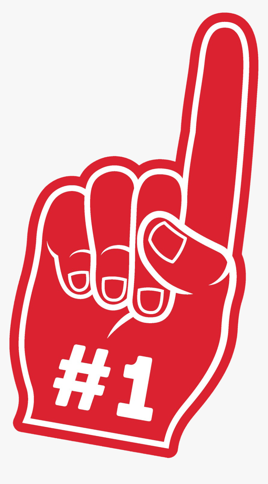 Red Foam Finger, HD Png Download , Transparent Png Image - PNGitem
