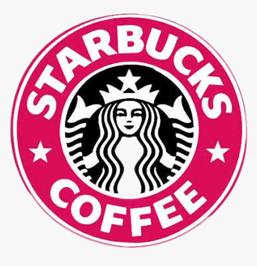 #starbucks #coffe #logo #pink #tumblr #png #stickersalma, Transparent Png