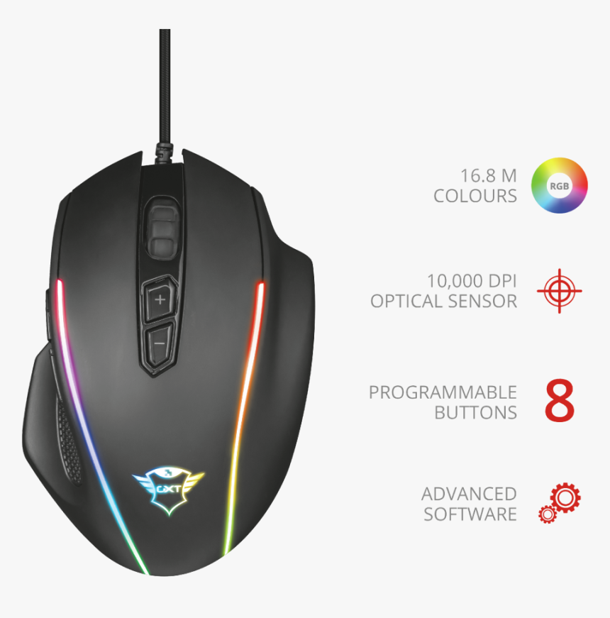 Gaming Mouse Png, Transparent Png