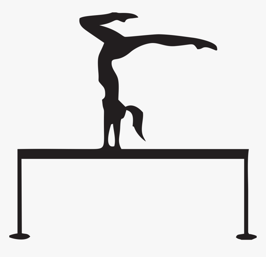 Artistic Gymnastics Balance Beam Clip Art, HD Png Download