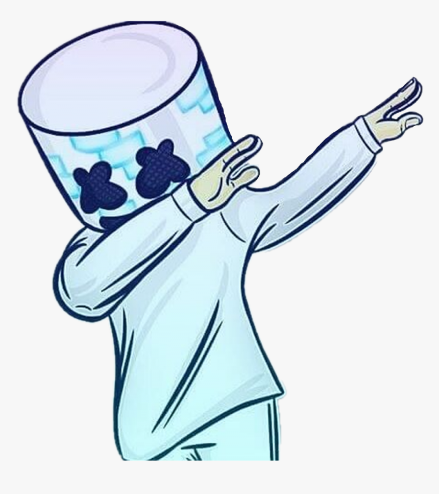 Imagenes De Marshmello Para Dibujar, HD Png Download