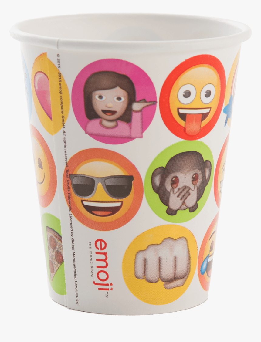 Emoji Paper Cups Side View, HD Png Download , Transparent Png Image ...