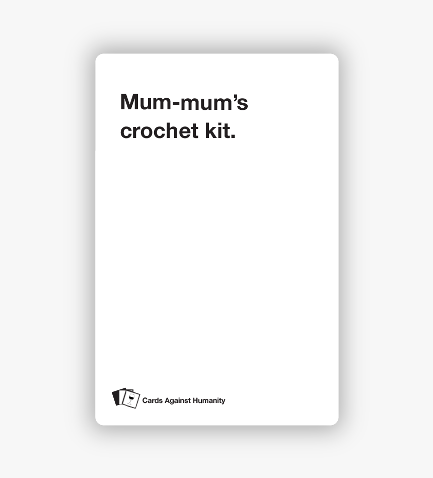 Cards Against Humanity Png, Transparent Png