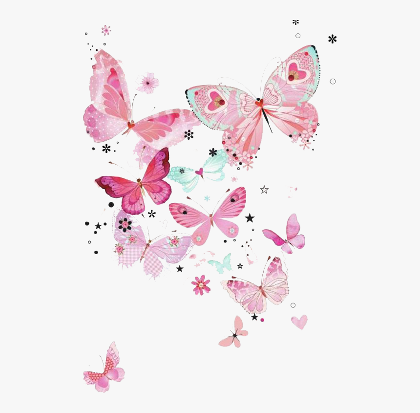 Pink Butterfly Png Transparent Image, Png Download