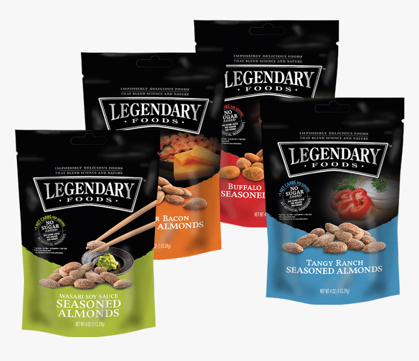Variety Pack Seasoned Almonds-4oz, 4 Pack, HD Png Download