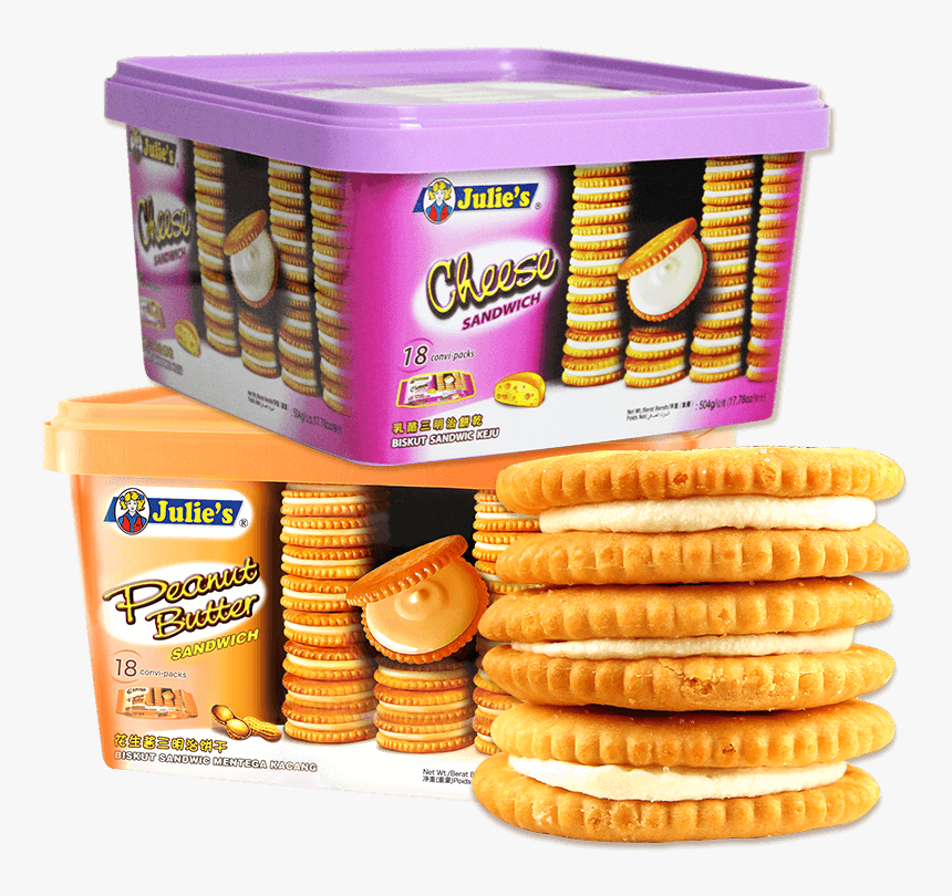 Malaysia Imported 茱tty Silk Cheese Sandwich Peanut - Sandwich, HD Png Download