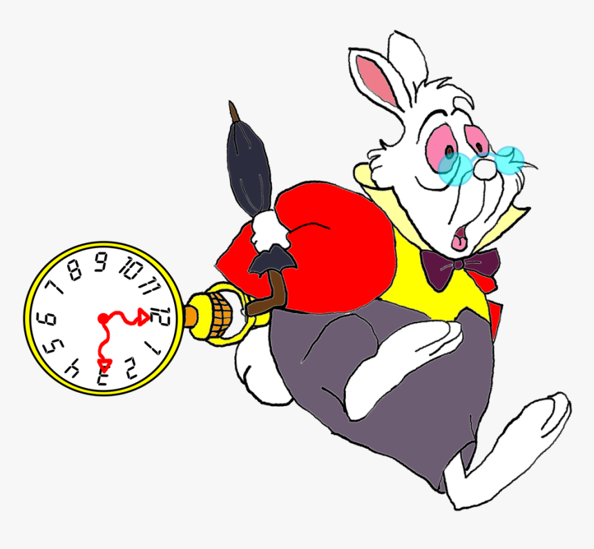 Redraw Alice In Wonderland White Rabbit - Alice In Wonderland Bunny, HD Png Download