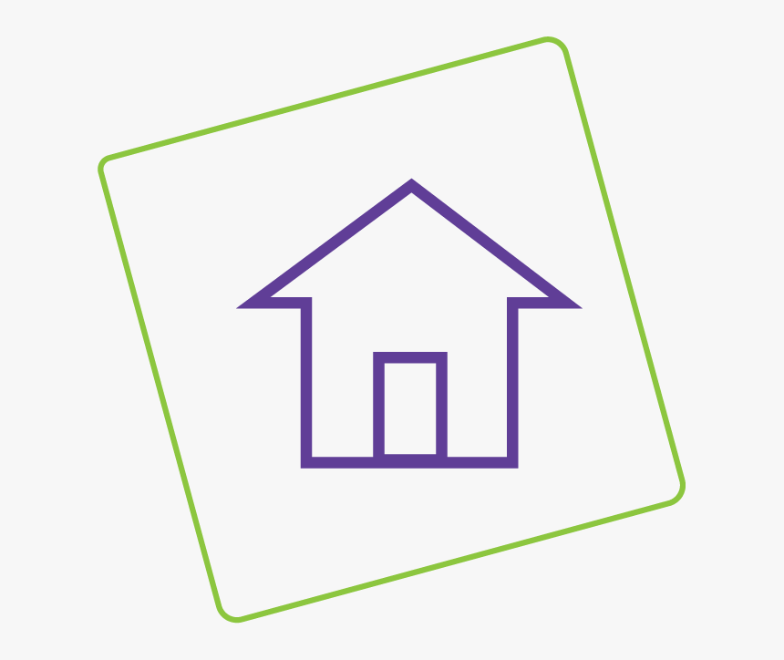 Transparent Lifestyle Icon Png - Black And White House Outline Clipart, Png Download