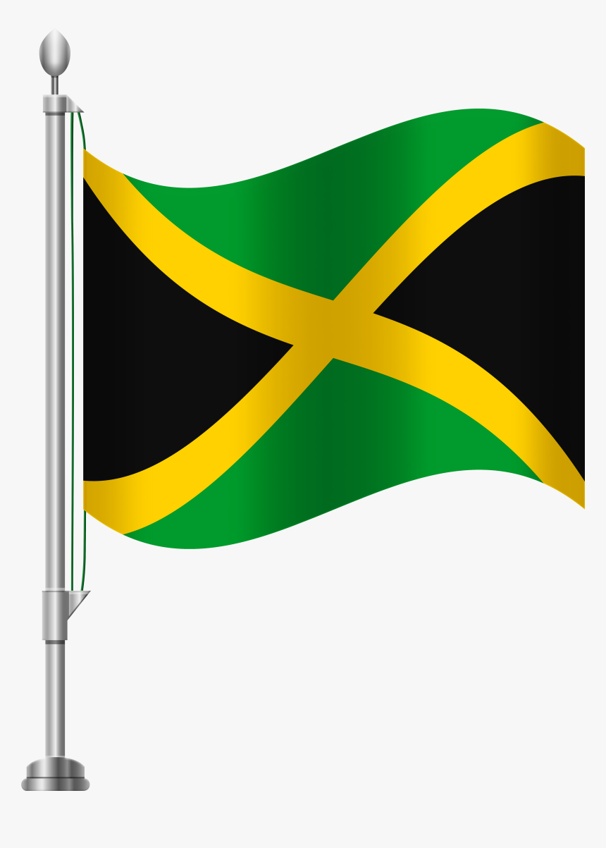 Jamaica Flag Png Clip Art, Transparent Png