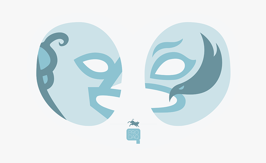 #facetofacesales Illustration Mask Wrestling Luchador - Circle, HD Png Download