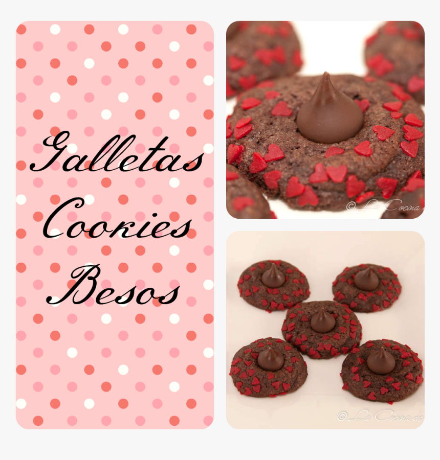 Galletas Cookies Besos - Cute Background For Scrapbook, HD Png Download