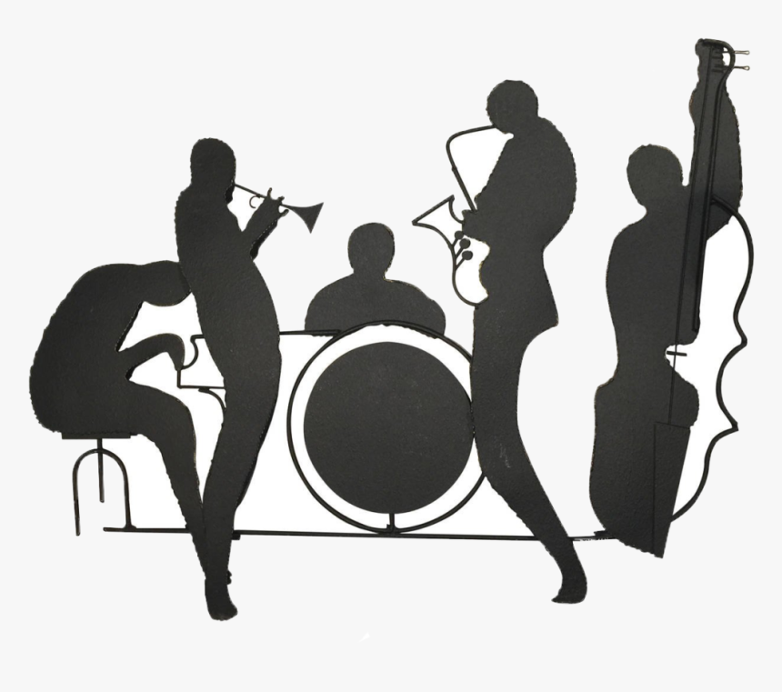 Jazz Band Musical Ensemble Big Band Musician - Jazz Band Art Deco, HD Png Download