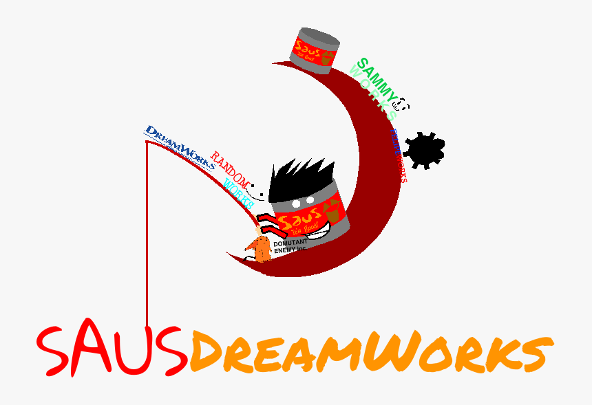 Dreamworks Logo Png - Saus Dreamworks, Transparent Png