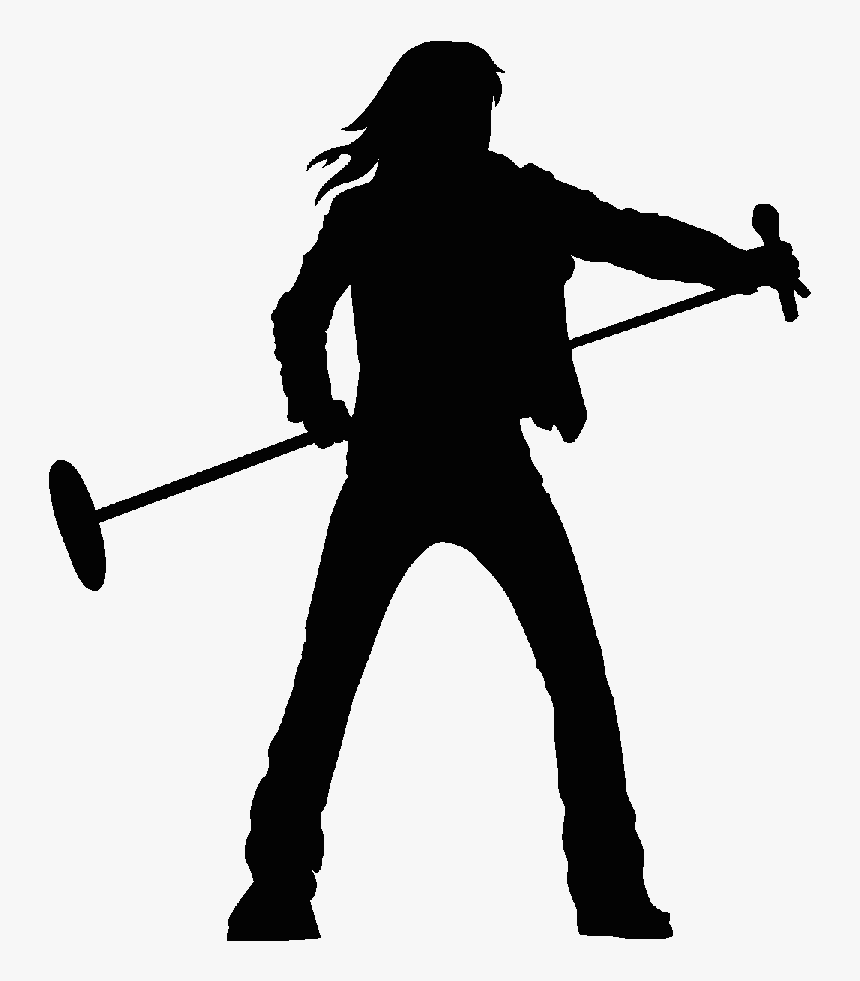 Transparent Musician Silhouette Png - Rock Singer Png, Png Download