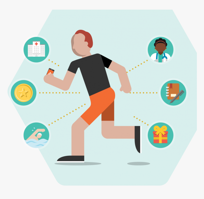 Joy Clipart Health Lifestyle - Illustration, HD Png Download