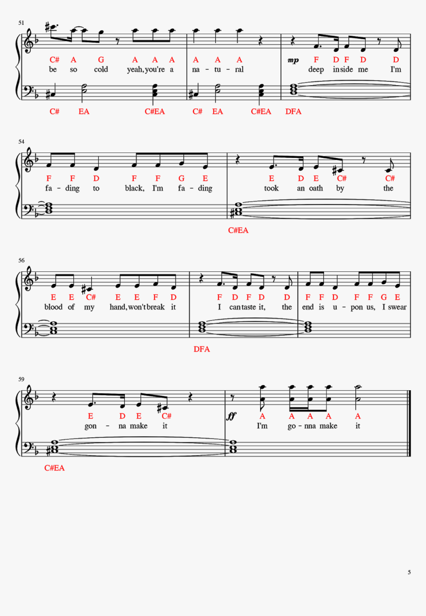 Musical Composition - Signore Delle Cime Spartito, HD Png Download