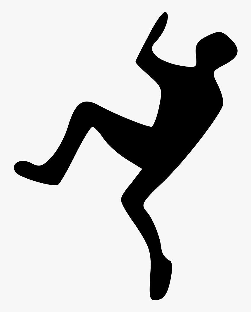 Rock Climbing Silhouette Clip Art - Climber Silhouette, HD Png Download