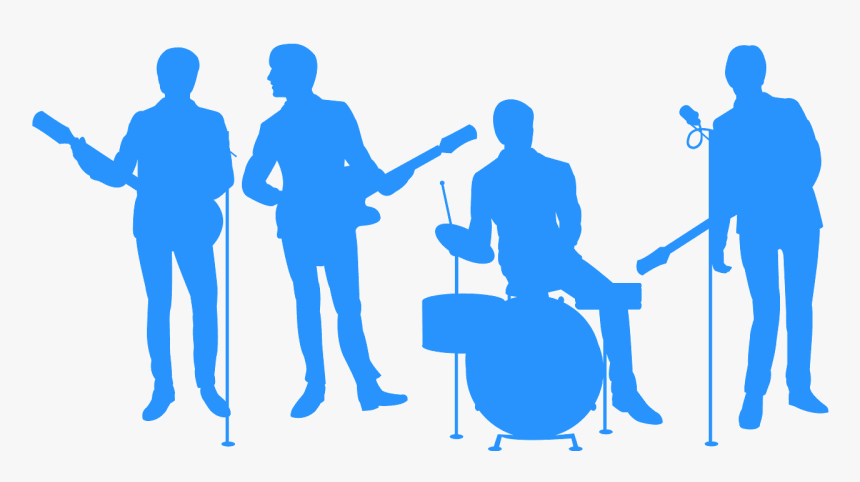 Silueta De The Beatles, HD Png Download