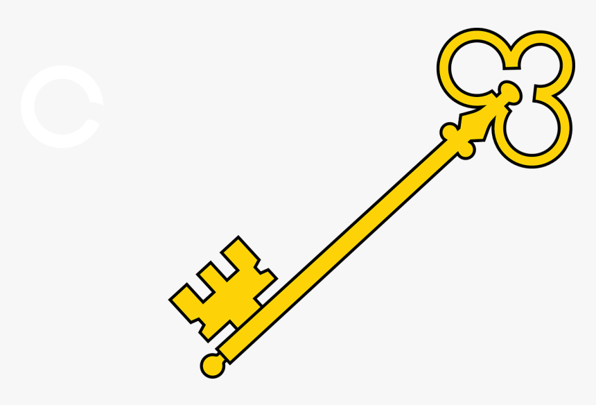 Key, Golden, Lock, Safe, Valuable, Unlock - Transparent Background Key Clipart, HD Png Download
