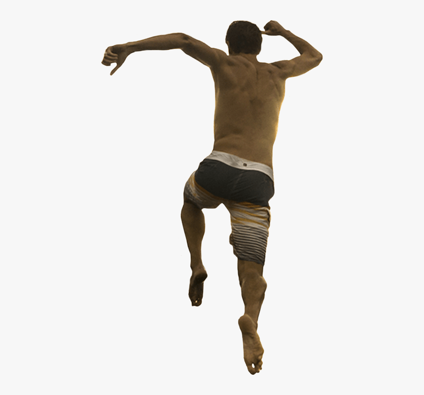 Galaxy S9 Shown At An Angle That Highlights The Infinity - Man Jumping In Pool With Transparent Background, HD Png Download