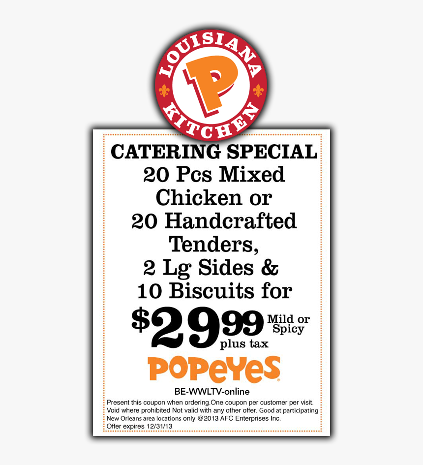 Popeyes Louisiana Kitchen, HD Png Download
