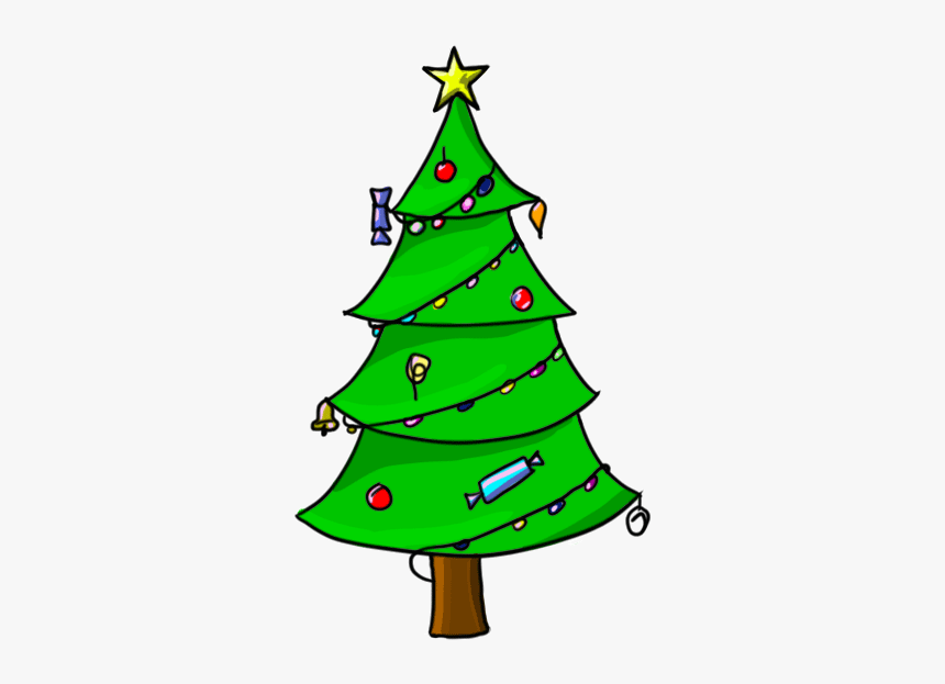 How To Draw A Christmas Tree With Gift Boxes - Codigo De Moveis Club Penguin, HD Png Download