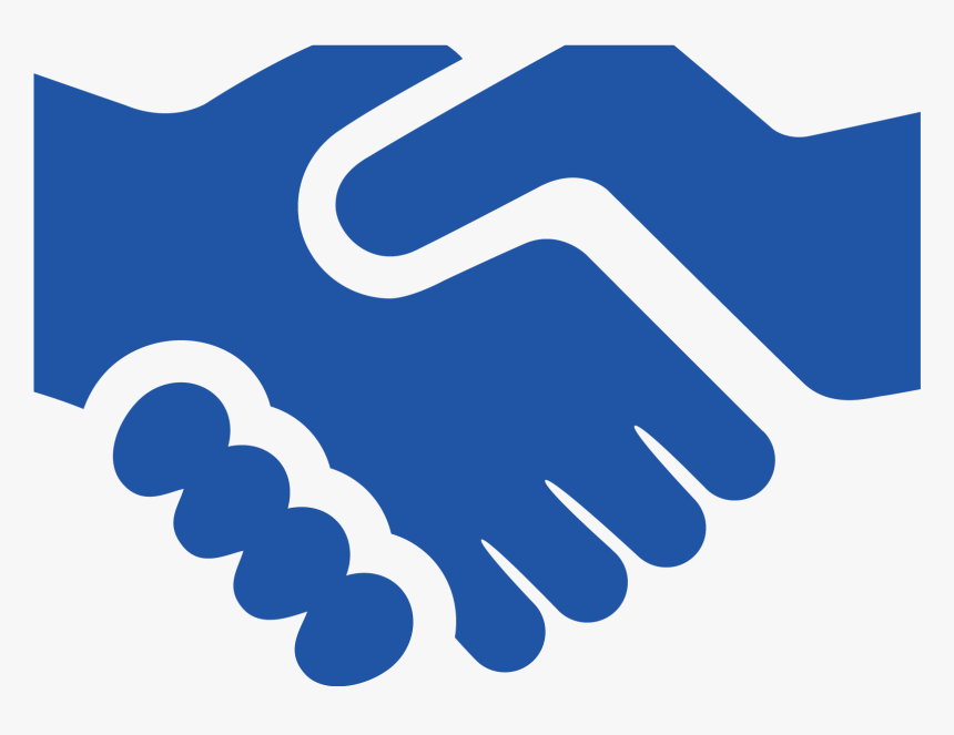 Hands Shaking Picture - Hand Shaking Image Blue, HD Png Download