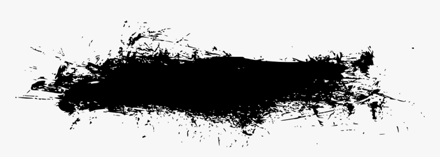 #ftestickers #brush #paint #grunge #background #element - Transparent Background Drip White Paint Stroke, HD Png Download