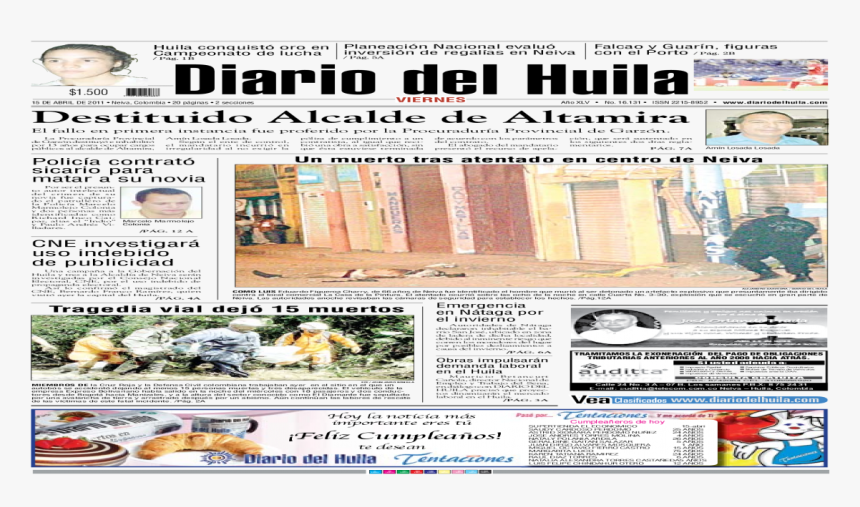 1 Añito Cumpleaños Png - Tabloid, Transparent Png