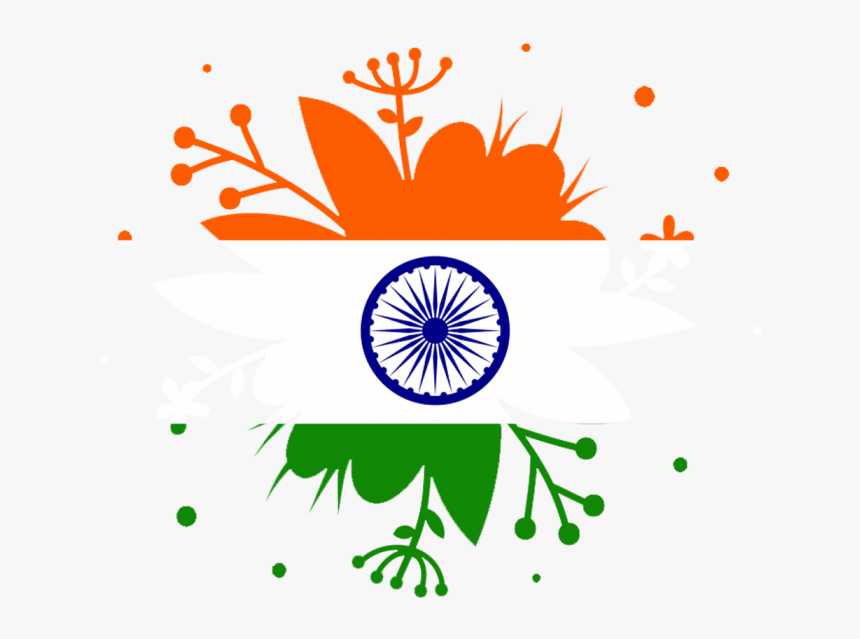 Creative Grunge Brush Splash For Republic Day Of India - Creative Transparent Indian Flag Png, Png Download