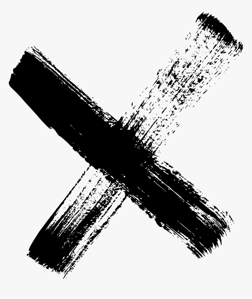 Transparent Grunge Brush Stroke Png - Drawing, Png Download