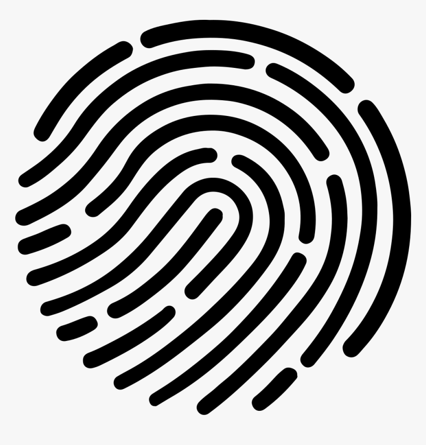 Transparent Finger Circle Png - Fingerprint Png, Png Download