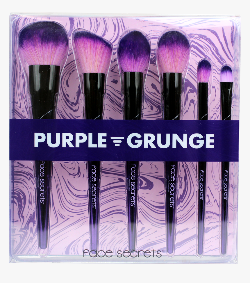 Set De Brochas Purple Grunge, , Hi-res - Makeup Brushes, HD Png Download