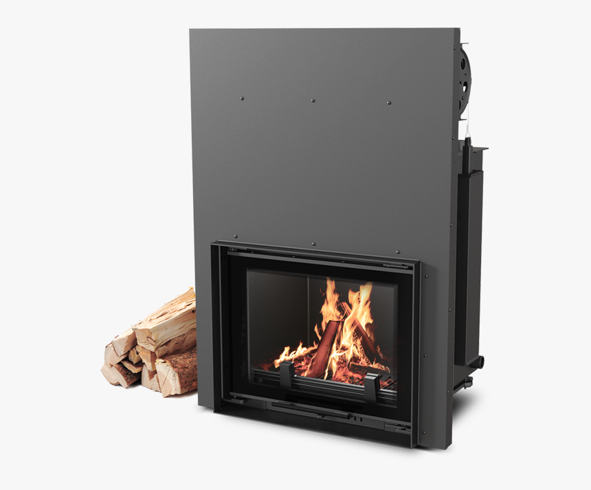 Wood Fireplace With Water Jacket, HD Png Download