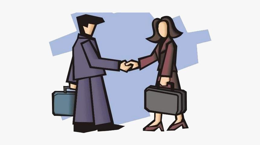 Men And Women Shake Hands Png Download - 男女 见面, Transparent Png