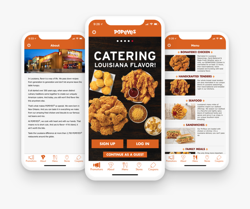 Popeyes Mobile App, HD Png Download