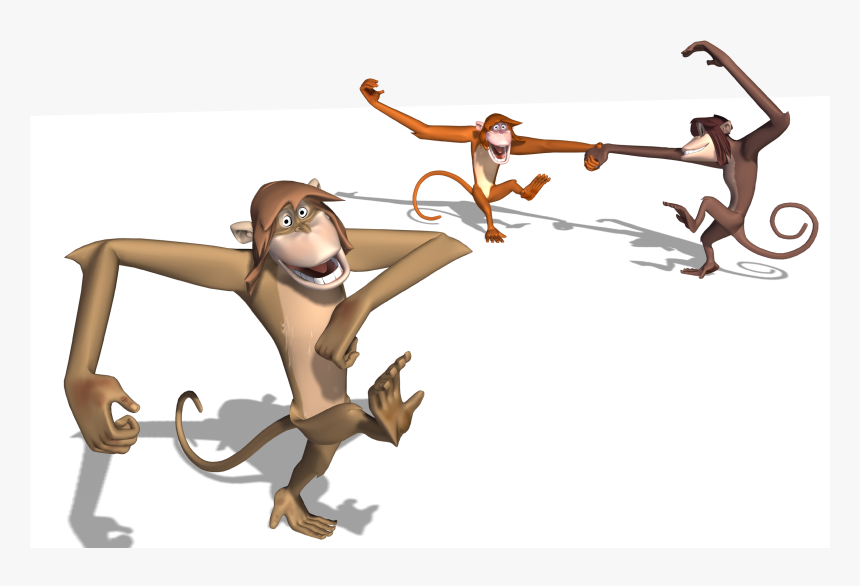 Walt Disney S The Jungle Book - Jungle Book Monkeys Png, Transparent Png