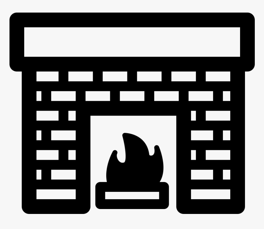 Fireplace - Fireplace Svg, HD Png Download