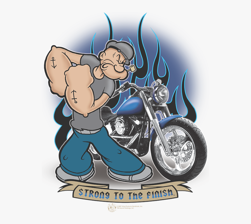 Popeye Motorcycle T Shirt, HD Png Download