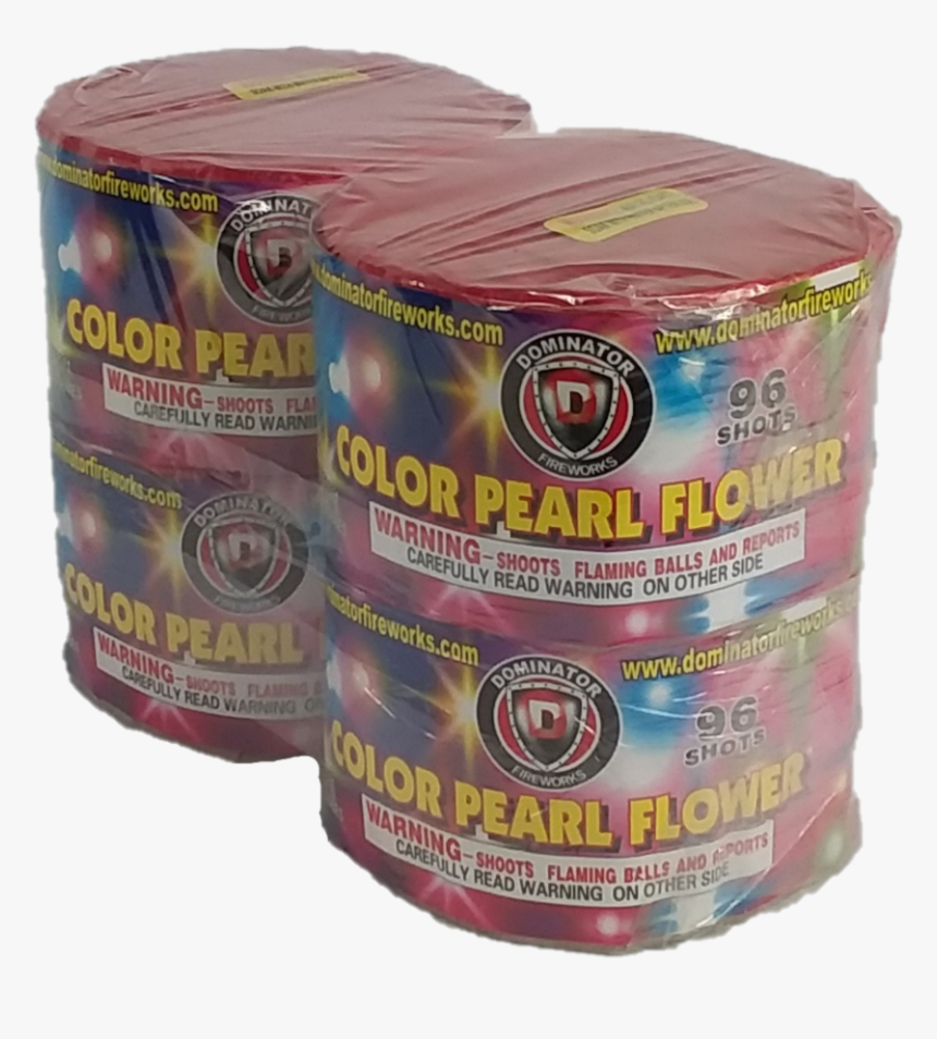 96 Shot Color Pearl Flower 4 Pack - Chicha, HD Png Download