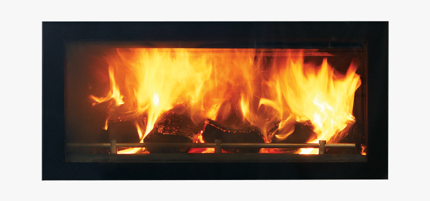 Wood Fire Firebed - Built In Wood Fireplace Nz, HD Png Download