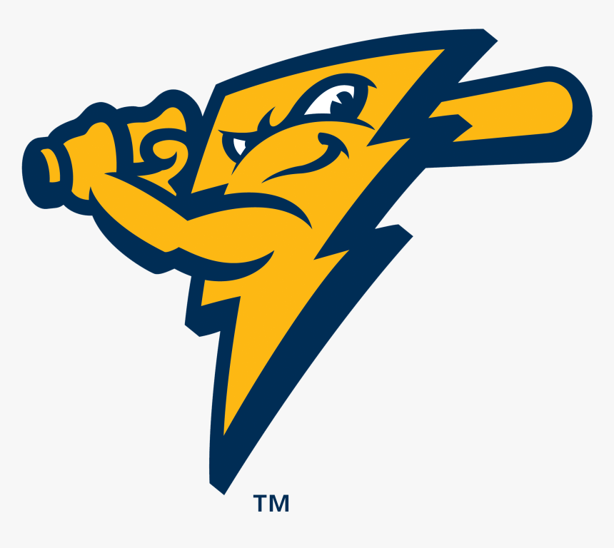 Lightning Bolt Baseball Logo, HD Png Download