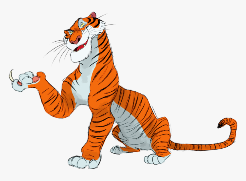 Disney Hunting Png - Disney Villains Shere Khan, Transparent Png
