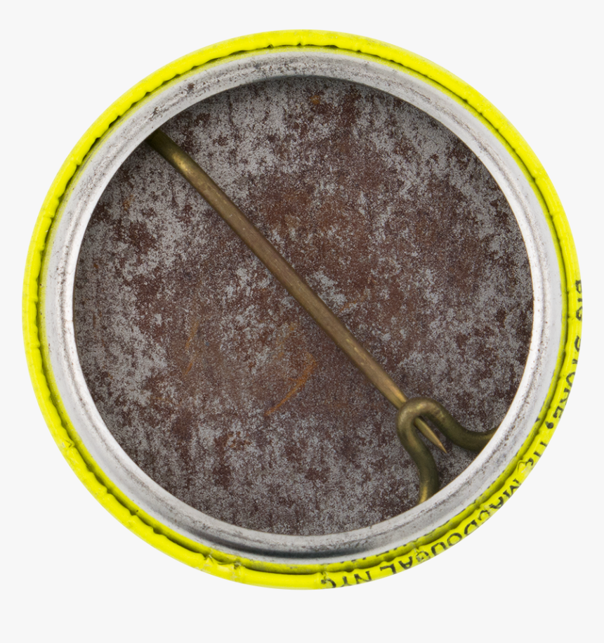 Middle Finger Man Button Back Humorous Button Museum - Circle, HD Png Download